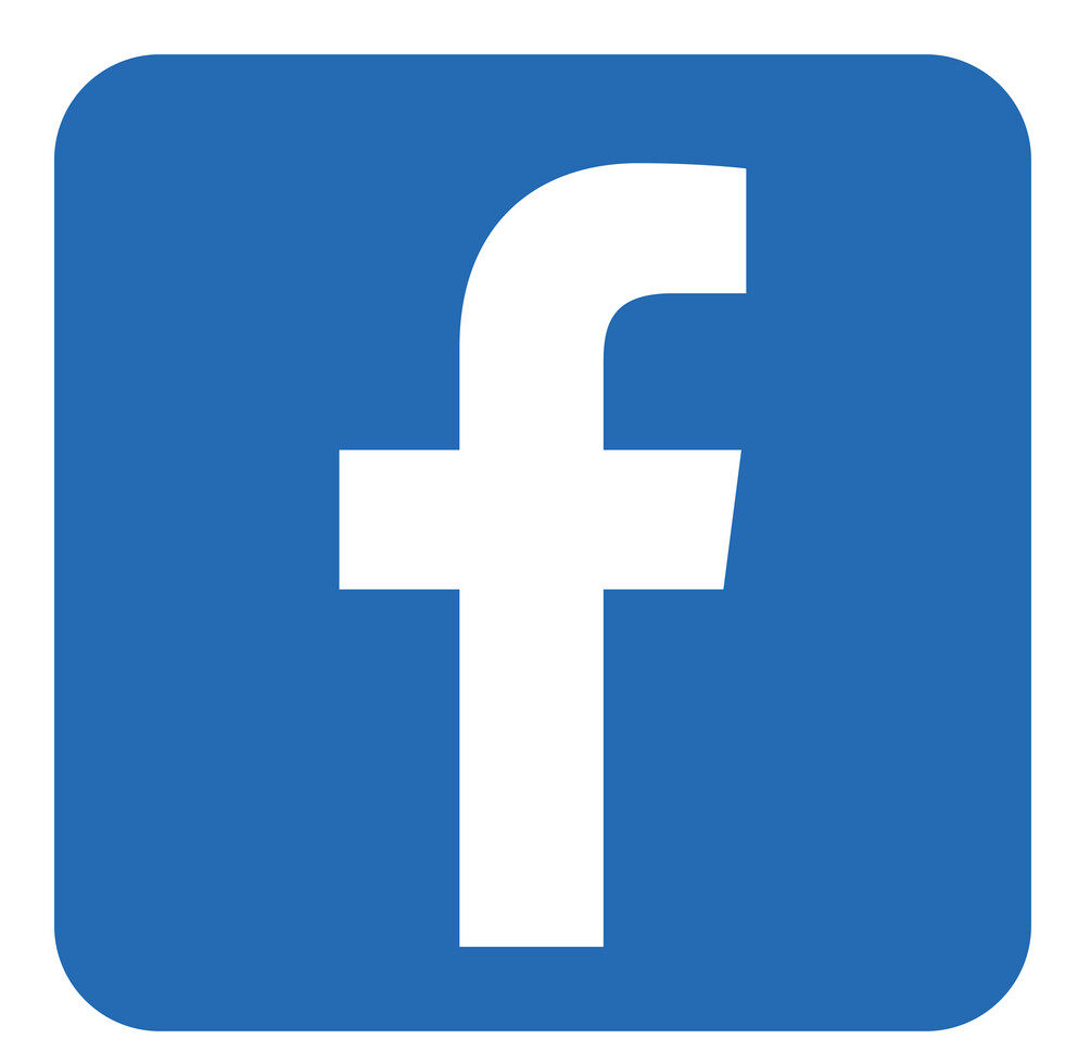 VORONEZH, RUSSIA - NOVEMBER 21, 2019: Facebook logo square icon in light blue color