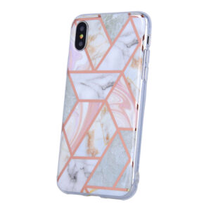 Силиконов гръб Geometric Marmur - Huawei P40 Pro - Розов