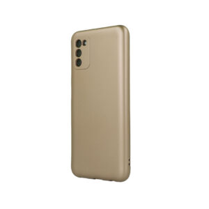 Силиконов калъф гръб кейс Silicone Metallic Cover - Samsung S901B Galaxy S22 5G - Златист