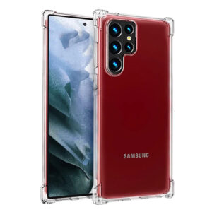 Качестен прозрачен силиконов кейс MBX Anti Shock - Samsung Galaxy S22 Ultra 5G